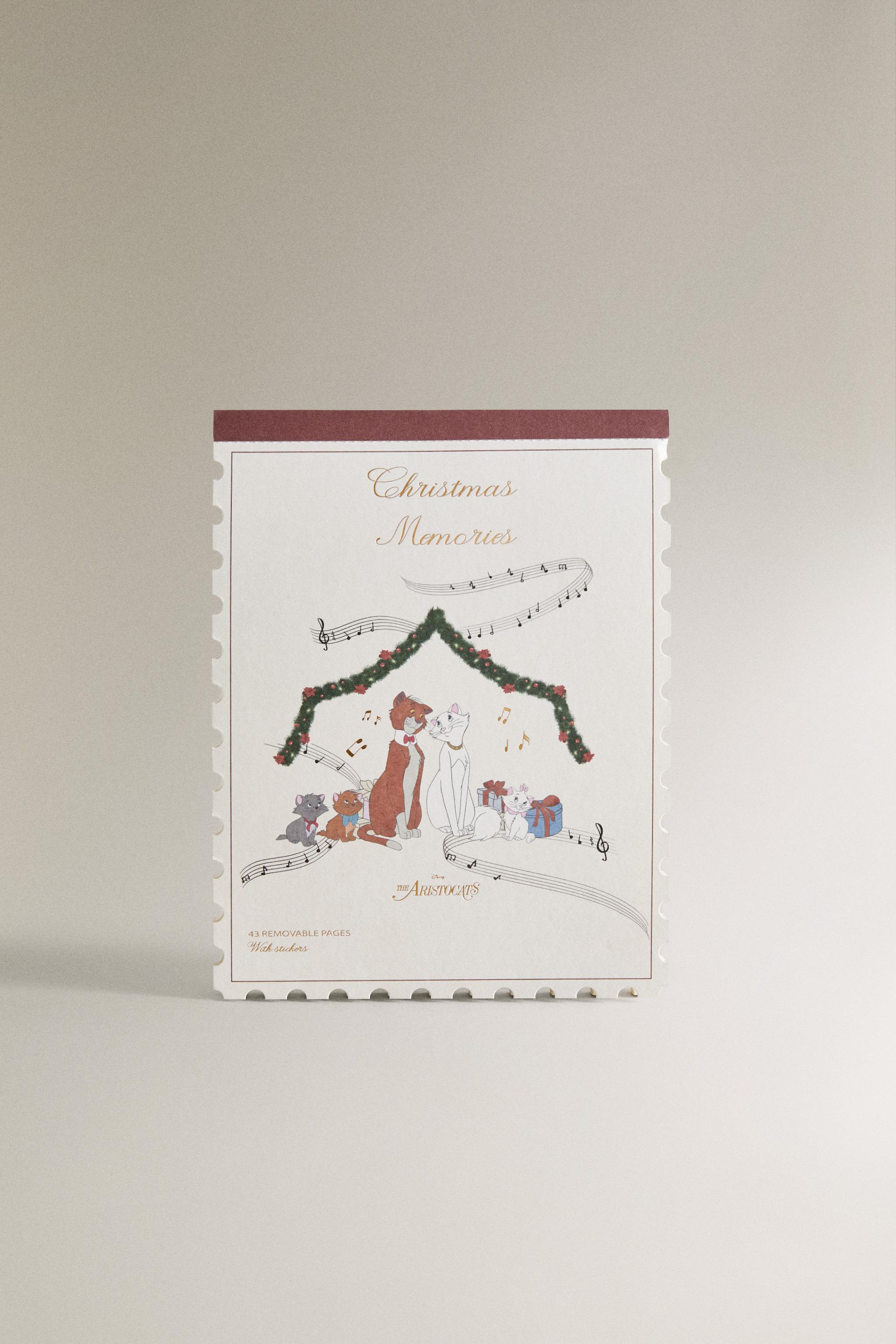 CHRISTMAS STICKER NOTEBOOK THE ARISTOCATS ©DISNEY